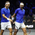 Roger Federer and Rafael Nadal at the 2022 Laver Cup