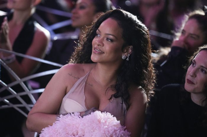 Rihanna attends The Daily Front Row's 11th Annual Fashion Media Awards - Inside