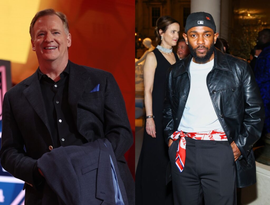 Roger Goodell & Kendrick Lamar