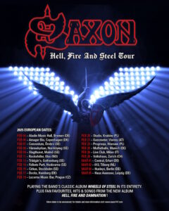 SAXON To Perform Entire 'Wheels Of Steel' Album On 2025 European Tour