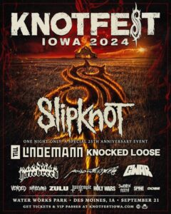 SLIPKNOT's Performance At 2024 KNOTFEST IOWA Cut Short Due To Severe Weather