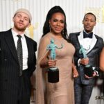 Chris Perfetti x Sheryl Lee Ralph x Tyler James-Williams x Quinta Brunson US-ENTERTAINMENT-FILM-AWARD-SAG-PRESS ROOM