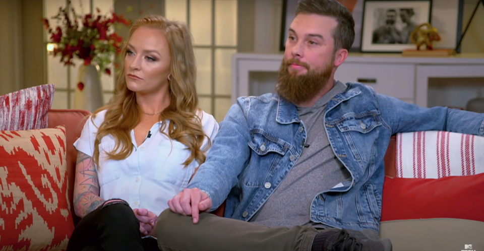 Maci Bookout and Taylor McKinney seen on MTV's Teen Mom