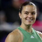 Tennis Stunner Maria Sakkari in Two-Piece Workout Gear Goes "Back to Work"