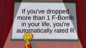 hilarious Lisa Simpson meme about life ratings