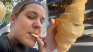 TikToker baffled after discovering croissant-shaped lamp is actually real pastry