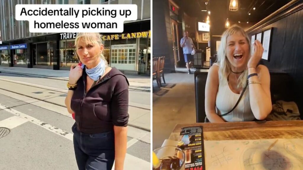 TikToker takes homeless woman on date after viral backlash for ‘ghosting’ her