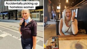 TikToker takes homeless woman on date after viral backlash for ‘ghosting’ her