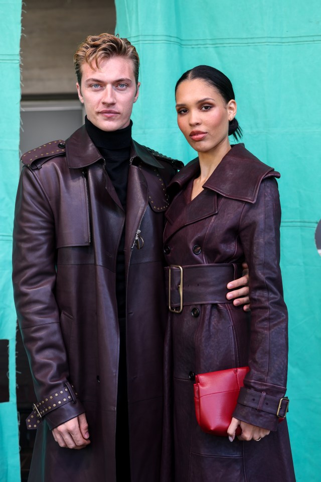 Lucky and Nara Smith photographed at London Fashion Week