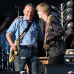 Trey Anastasio and Bruce Springsteen on stage in Asbury Park,NJ