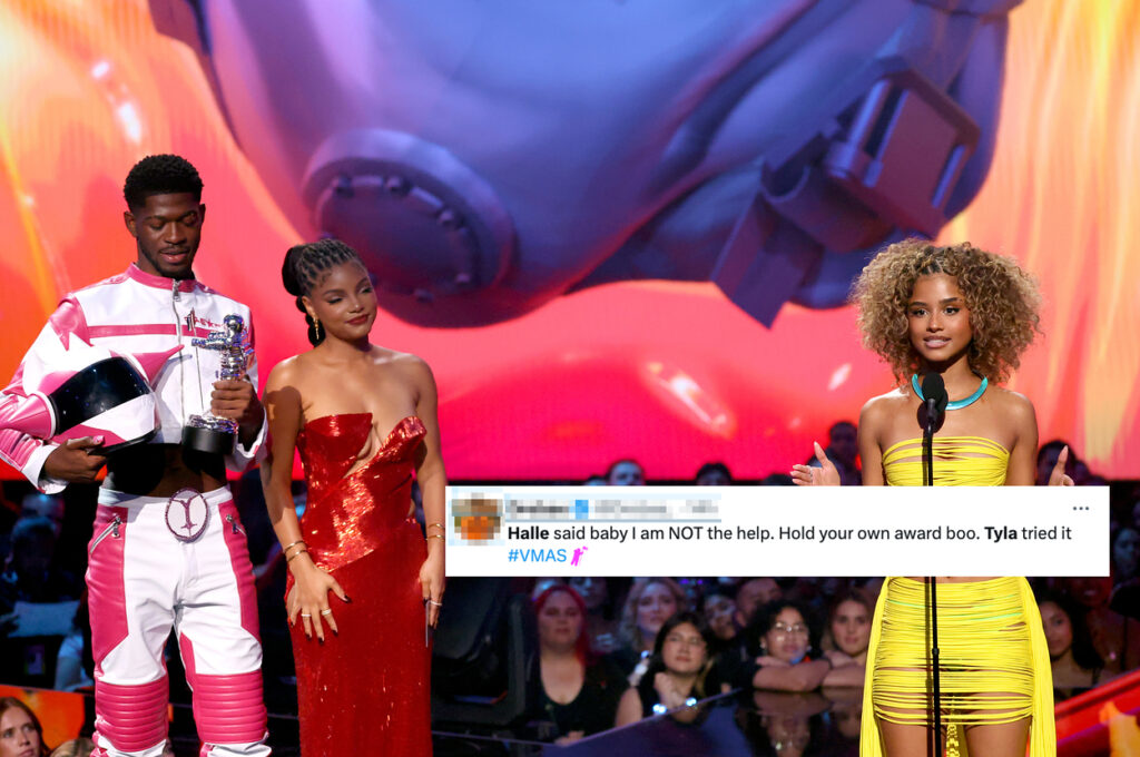 Tyla Addressed "Weird" Comments About Halle Bailey Not Holding Her VMA