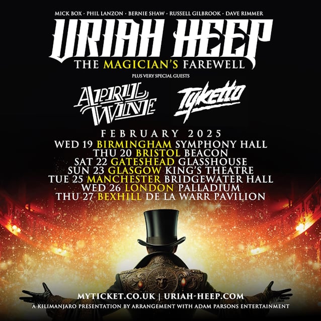 URIAH HEEP Announces First U.K. Leg Of Farewell Tour