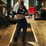 Victoria Beckham shared a selfie from her home gym today