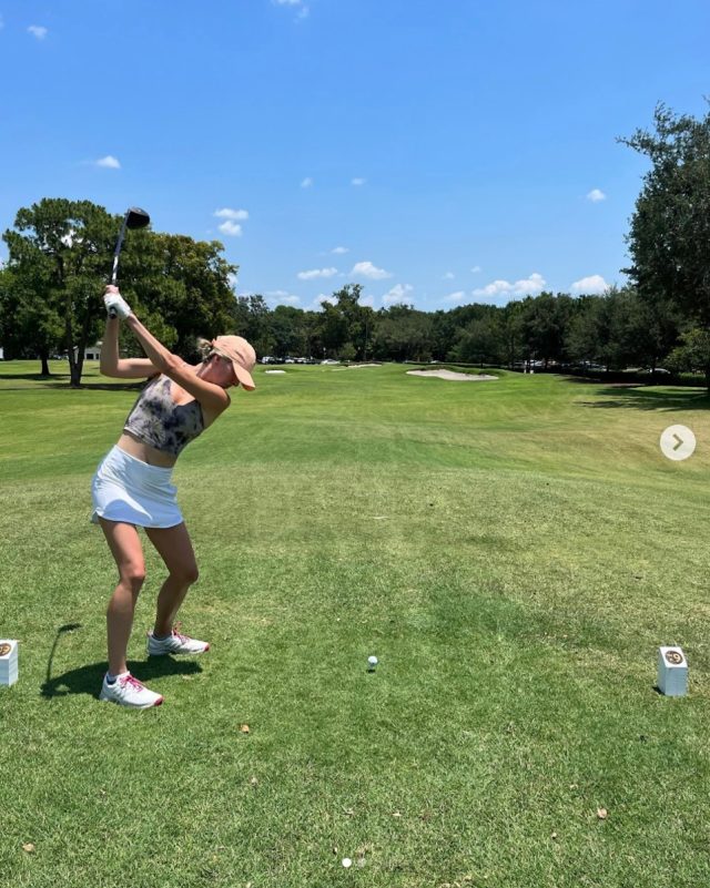 WWE Host Megan Morant in Two-Piece Workout Gear Says "Today Was a Good Day"