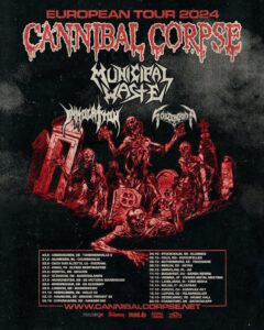 Watch: CANNIBAL CORPSE Performs Without Guitarist ERIK RUTAN In London