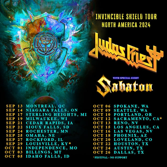 Watch: JUDAS PRIEST Kicks Off Summer/Fall 2024 North American Tour In Montreal