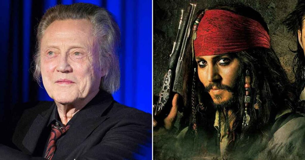 Christopher Walken was almost cast in Pirates of the Caribbean