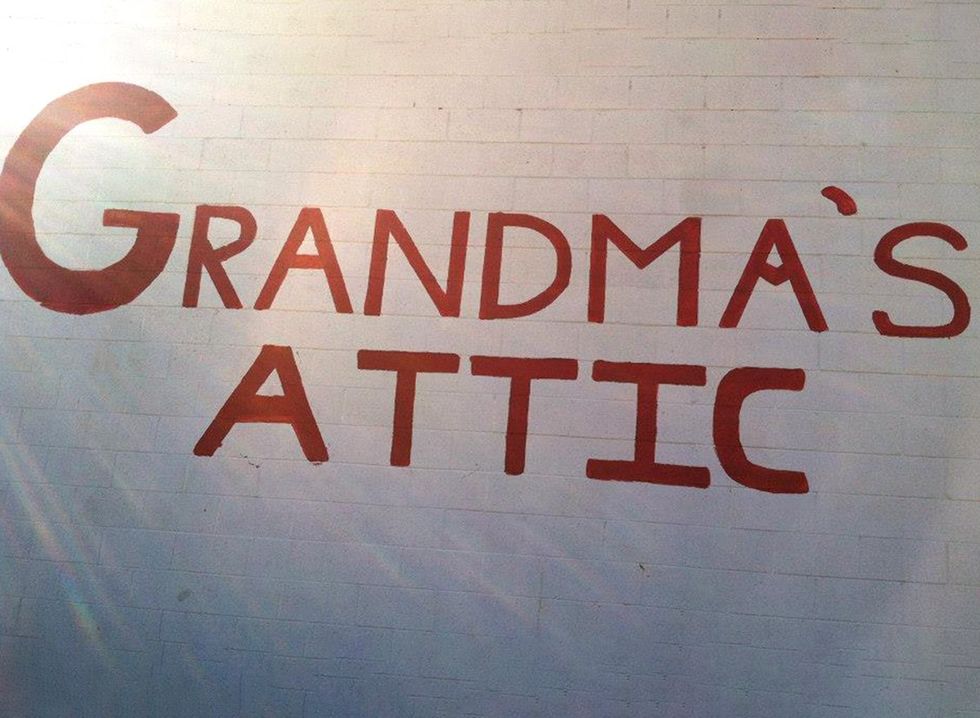 Grandma's Attic sign