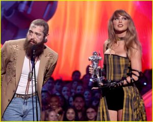 Taylor Swift with Post Malone