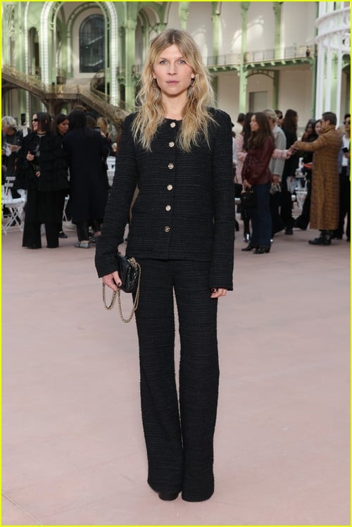 Clemence Poesy at the Chanel Paris show