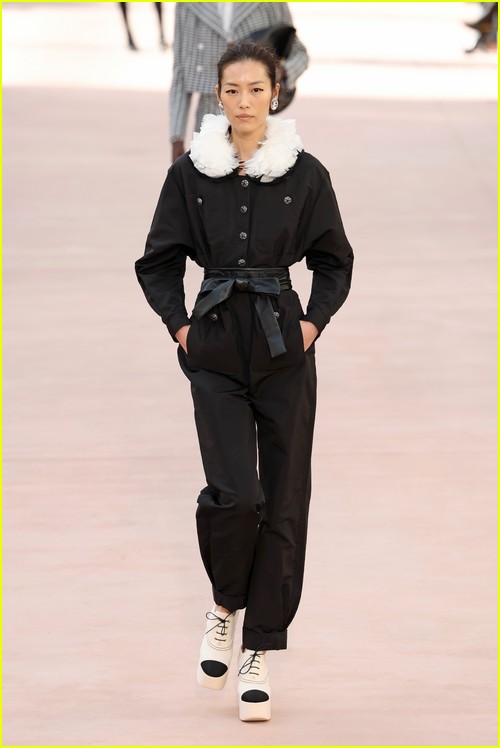 Liu Wen at the Chanel Paris show