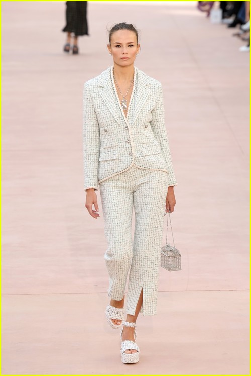 Natasha Poly at the Chanel Paris show