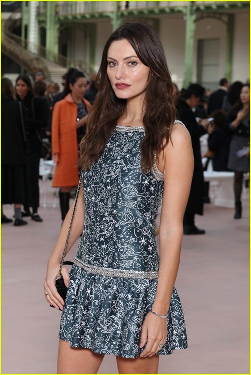 Phoebe Tonkin at the Chanel Paris show