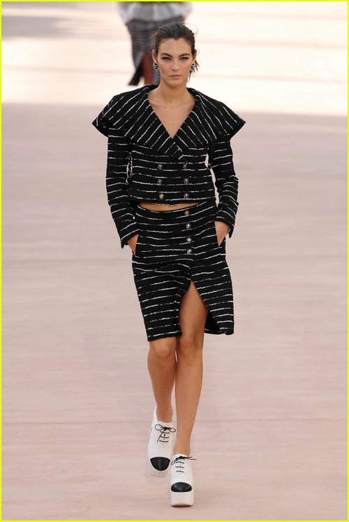 Vittoria Ceretti at the Chanel Paris show