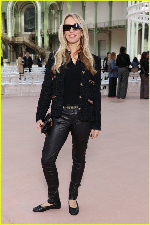 Sam Taylor-Johnson at the Chanel Paris show