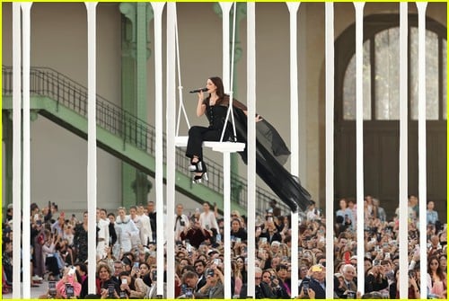 Riley Keough at the Chanel Paris show