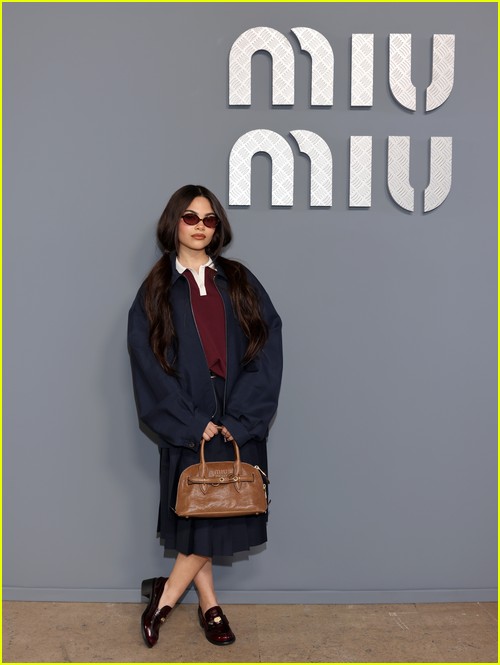 Ariana Greenblatt at the Miu Miu show