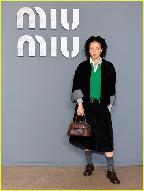 Chase Infiniti at the Miu Miu show