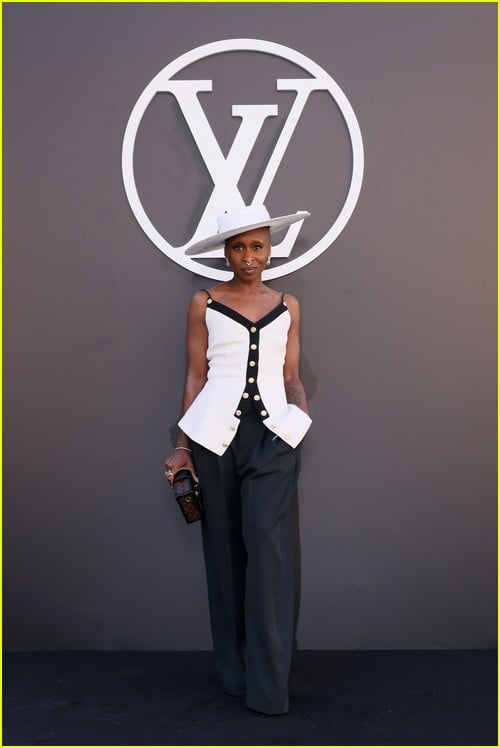 Cynthia Erivo at the Louis Vuitton show