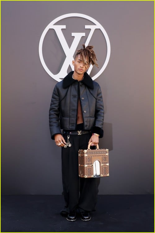 Jaden Smith at the Louis Vuitton show