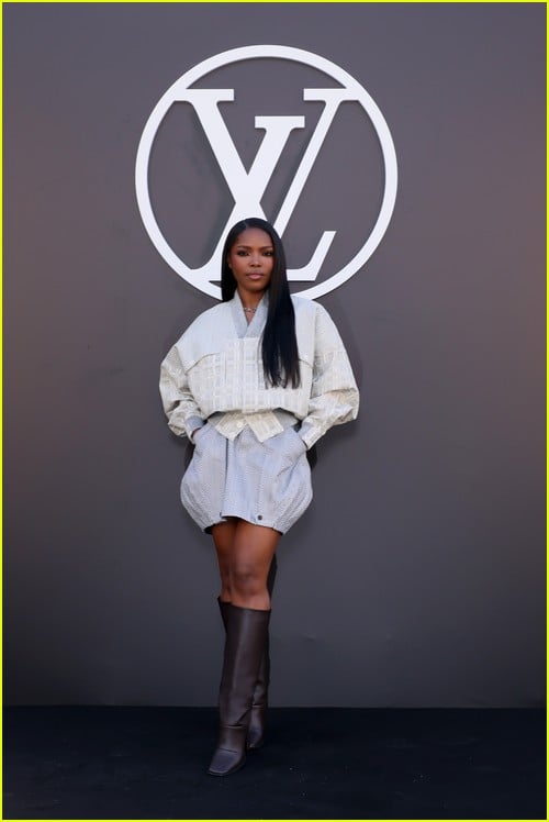 Ryan Destiny at the Louis Vuitton show