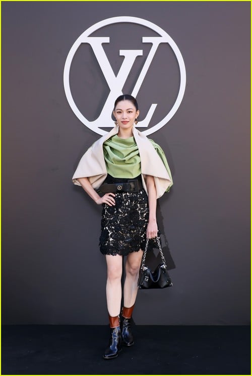 Elaine Zhong at the Louis Vuitton show