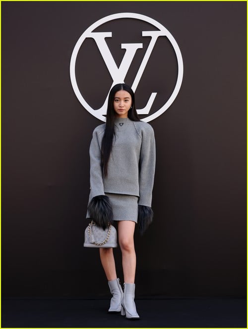 Koki at the Louis Vuitton show