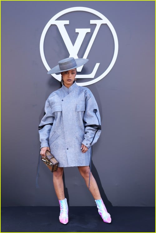 Jasmine Jobson at the Louis Vuitton show