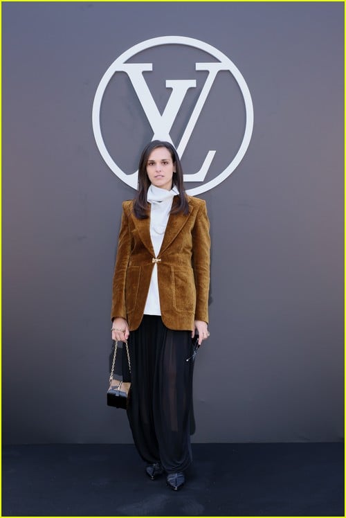 Sara Seraiocco at the Louis Vuitton show