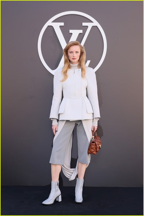 Rianne Von Rompaey at the Louis Vuitton show