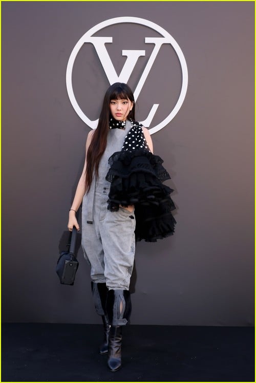 Hyein at the Louis Vuitton show