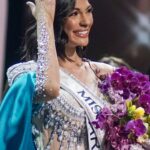 Miss Nicaragua Sheynnis Palacios is crowned Miss Universe 2023 during the 72nd Miss Universe Competition at Gimnasio Nacional JosÃ© Adolfo Pineda on November 18, 2023, in San Salvador, El Salvador. (Photo by Alex PeÃ±a/Getty Images)