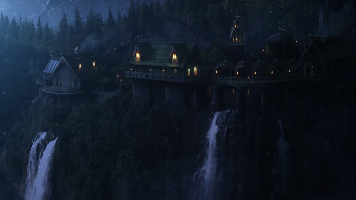 Rivendell from Lord of the Rings from Ambient Worlds on Youtube.