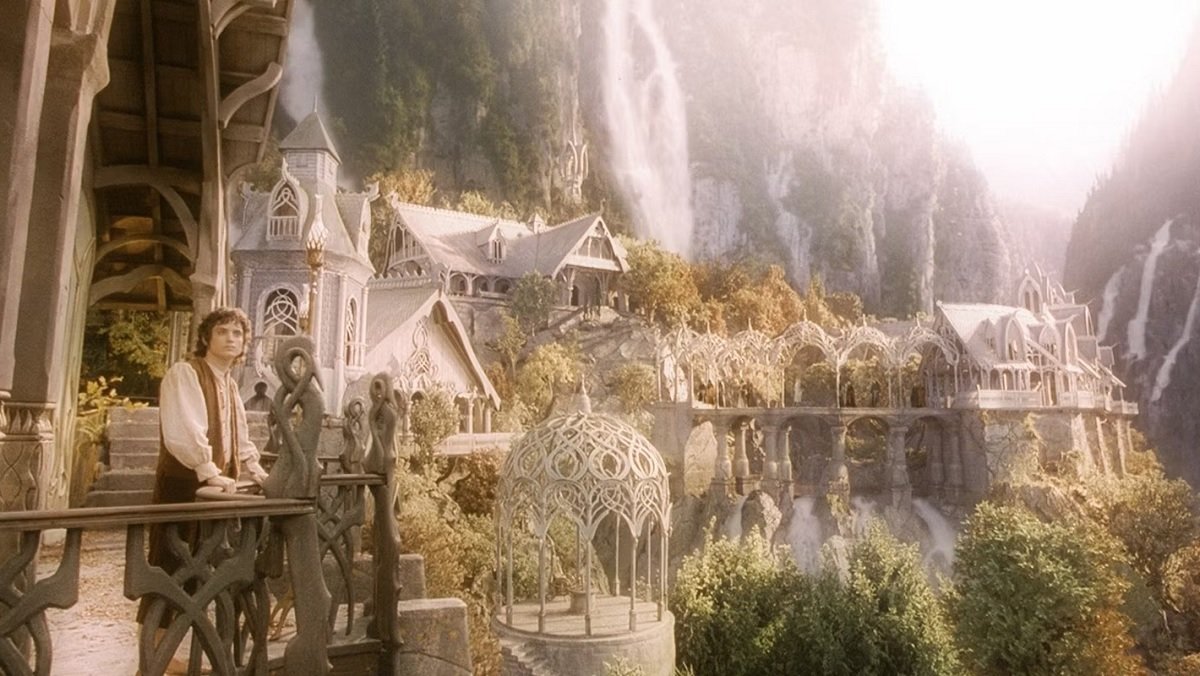 Rivendell, as seen in The Lord of the Rings: The Fellowship of the Ring.