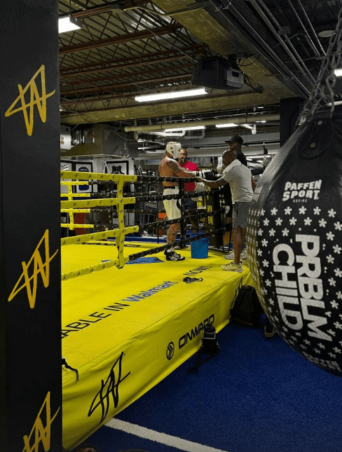 Jake Paul gave fans a behind-the-scenes look at his training