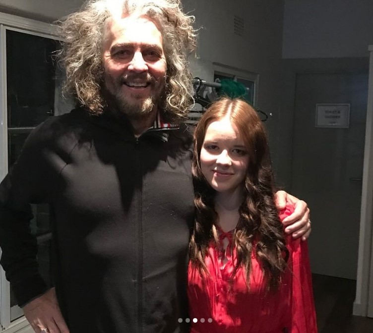 The Flaming Lips singer Wayne Coyne with Smith