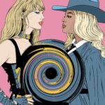 Taylor Swift and Beyonce for Envelope Grammy issue.