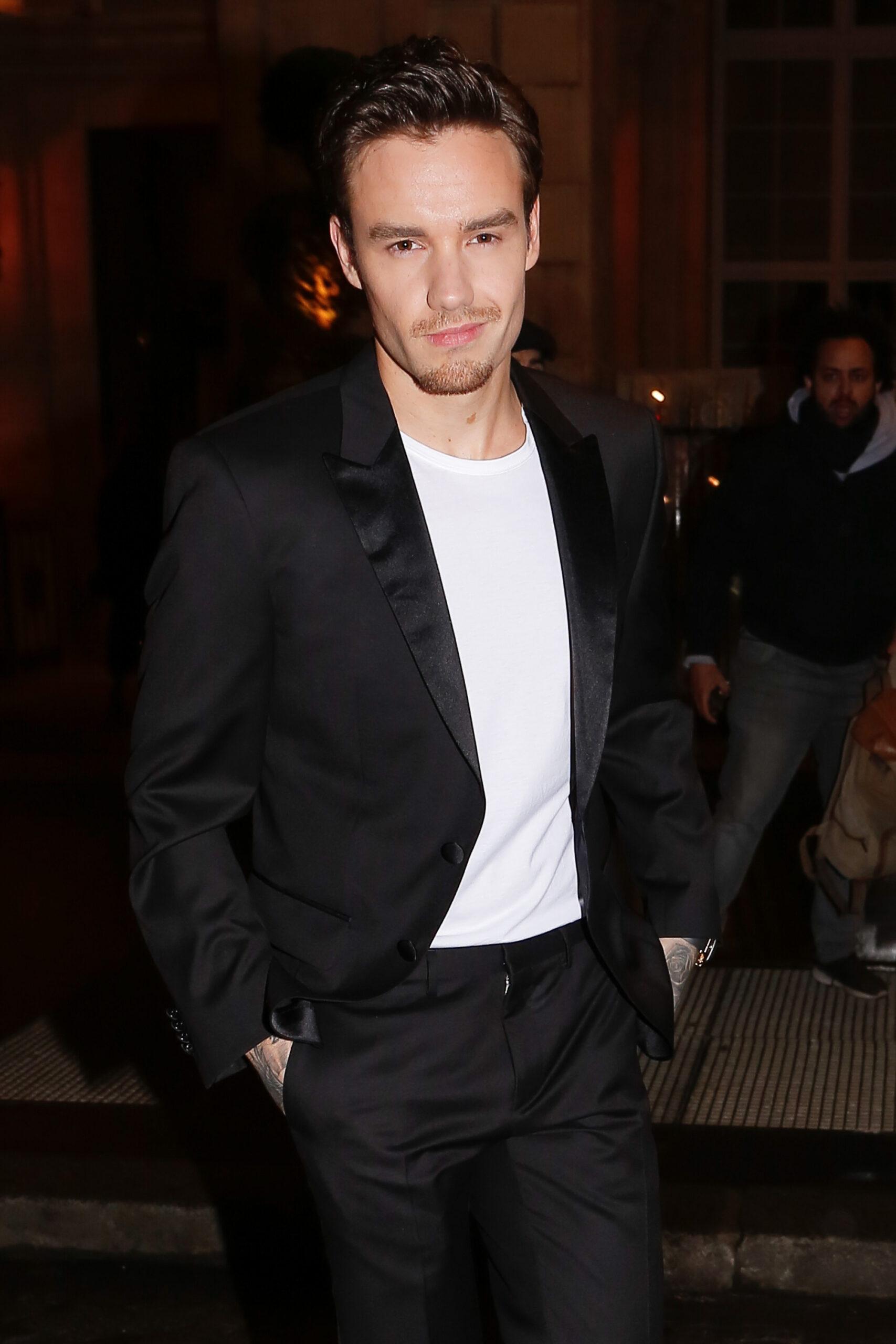 Liam Payne leaving CR Fashion Book X Redemption party during Paris Fashion Week 2020