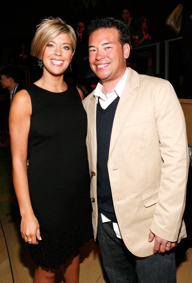 Kate Gosselin and Jon Gosselin of TLC’s “Jon & Kate Plus 8” during their marriage