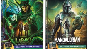 (L) Loki Season 2 Steelbook Blu-ray (R) The Mandalorian Season 3 Steelbook Blu-ray